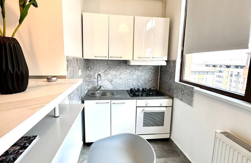 Location d’un appartement design d’une pièce dans le quartier Chiajna, secteur 6, Bucarest, Roumanie